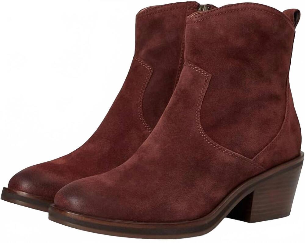 NEW SOFFT women's shaelynn bootie in porto red